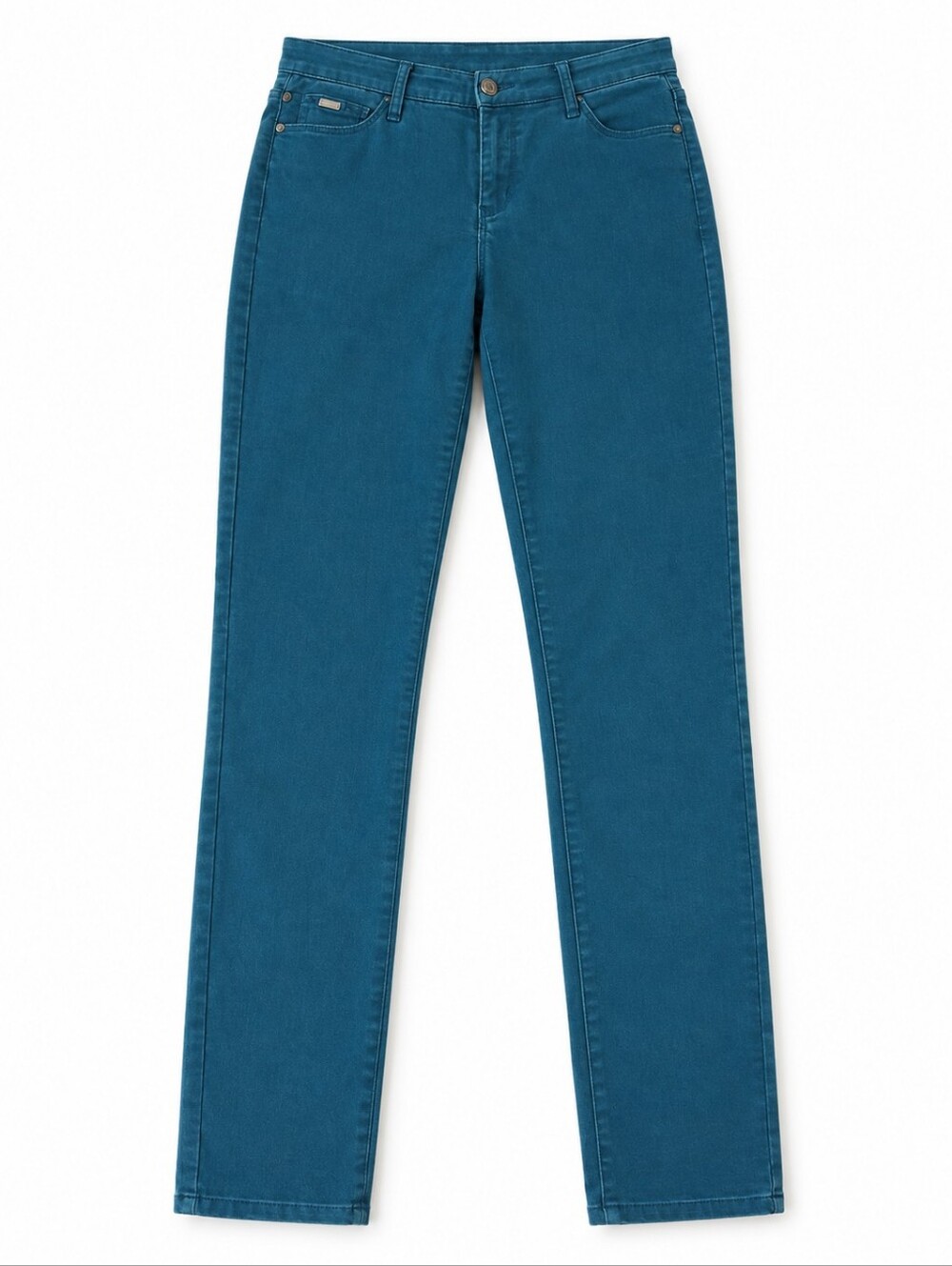 Reitmans R Jeans Teal Blue Green Skinny Jeans Mid Rise Stretch Denim Size 28